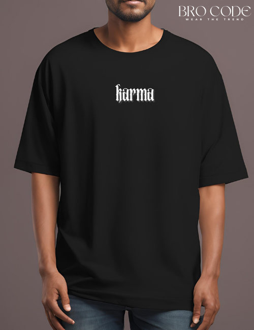 karma oversize tshirt unisex