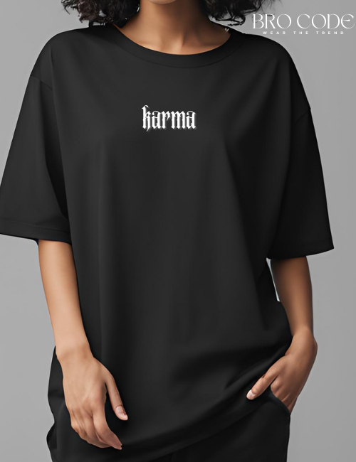 karma oversize tshirt unisex