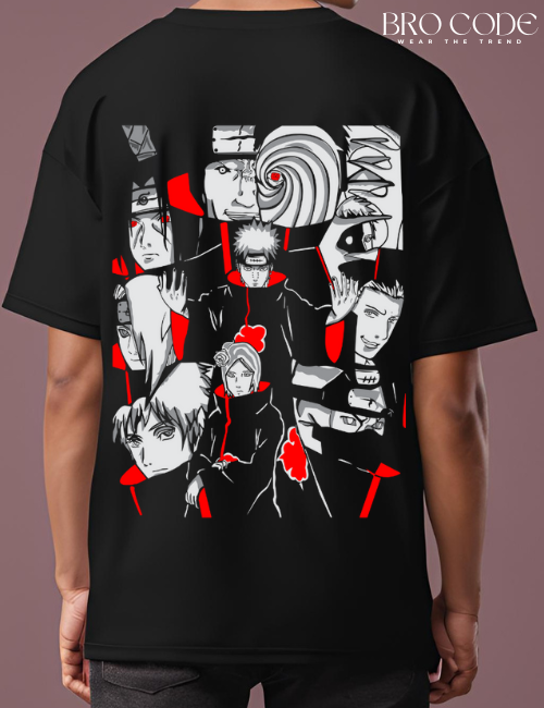 Akatsuki oversized black T-Shirt